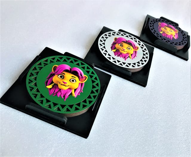 Yali 4 Pcs Coaster Set