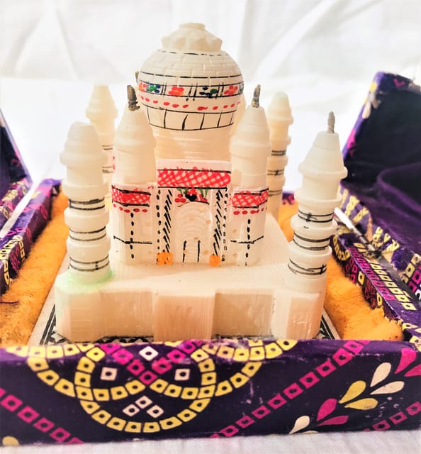 Taj Mahal Decorative Miniature for Home Decor, Office Decor | Decor & Gifting Showpiece | Taj Mahal Gift Box