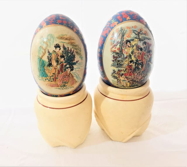 Show Piece (Pot+Oval Bowl) (2Pcs)