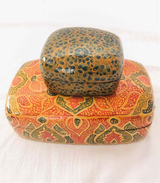 Paper Mache (Small & Big) / Jewellery Or Ornaments Box