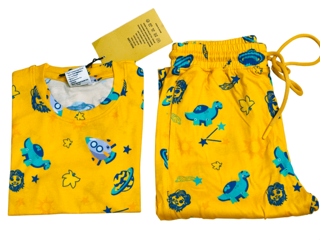 Yali Night Suit (Yellow)
