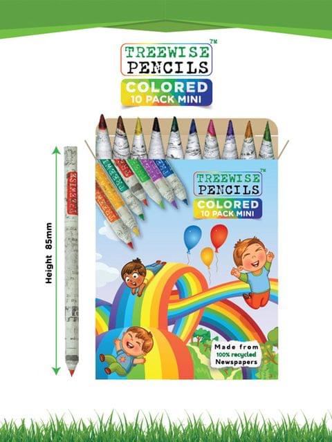 Woodfree Coloured Mini Pencils (Eco Friendly)